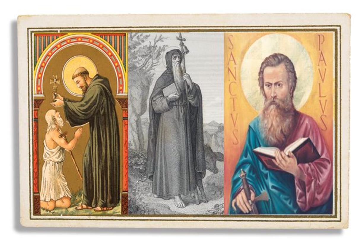 Los tres santos barbudos del refranero catalán.