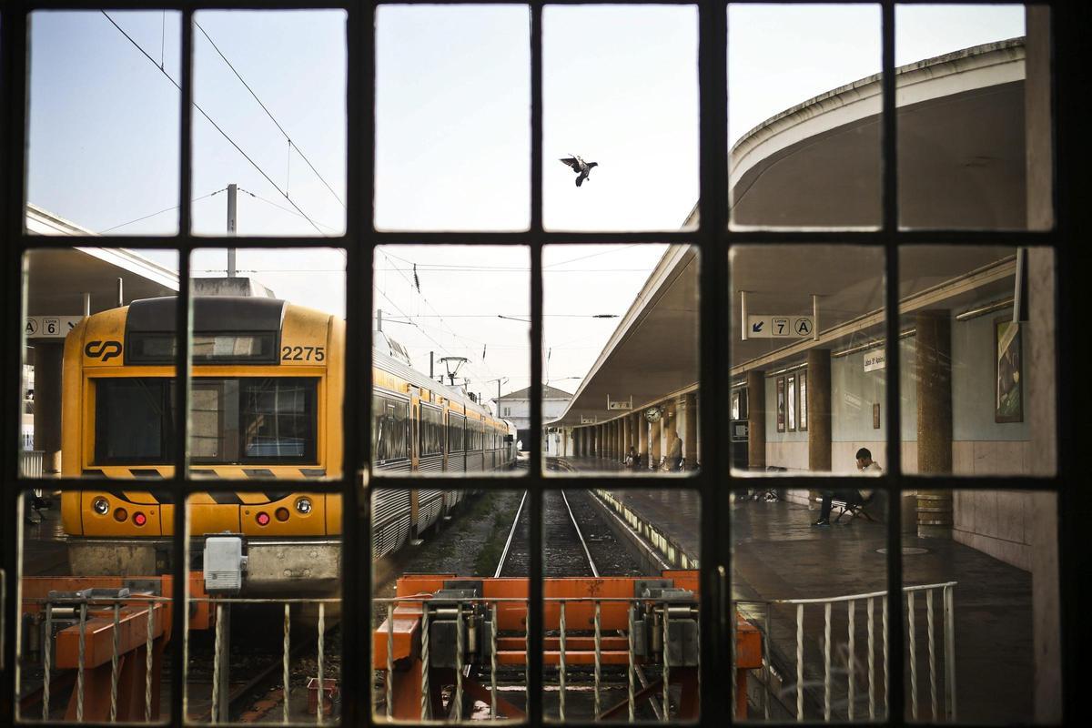 Estación de tren de Santa Apolonia, en Lisboa.