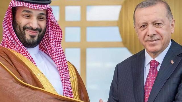 El príncep saudita, Mohammed bin Salman, i Erdogan, el líder turc. | EUROPA PRESS