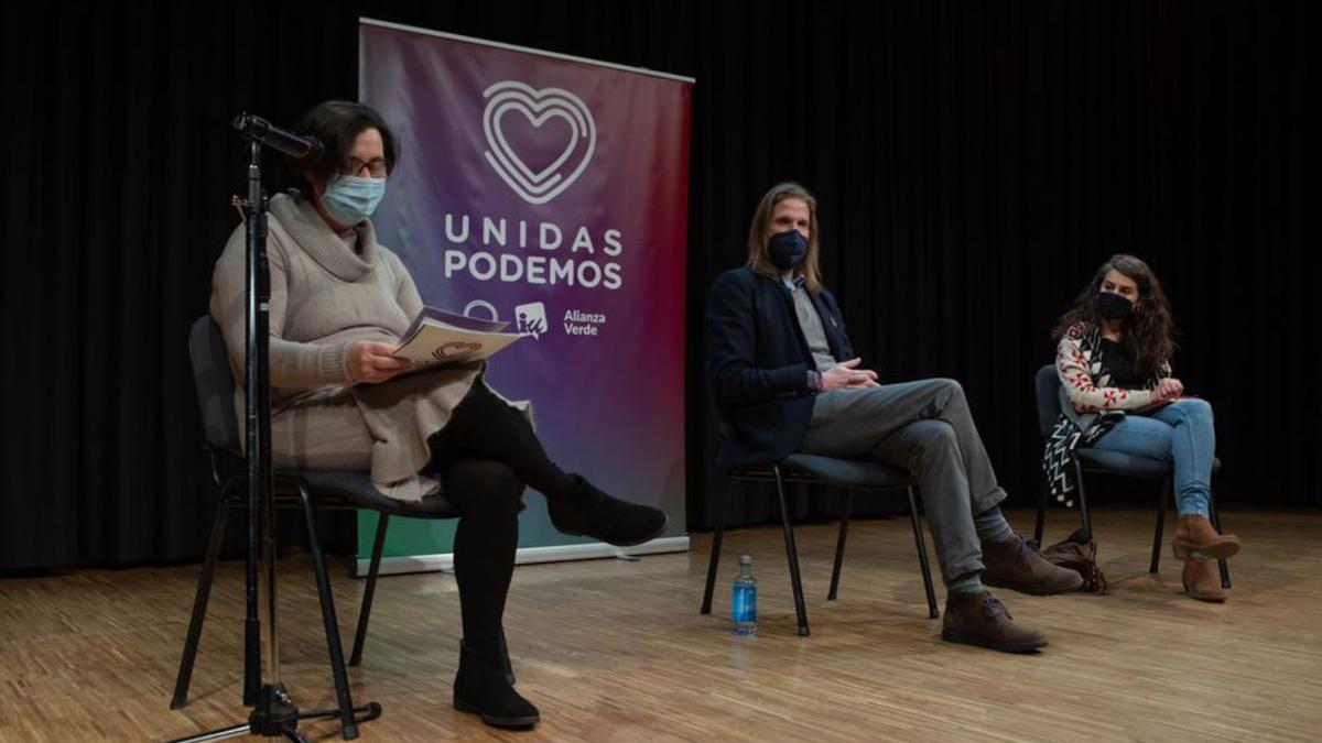 Reguilón y Fernández en el acto de campaña en Zamora.