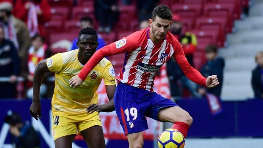 El defensa Lucas Hernández en uno de sus últimos partidos.