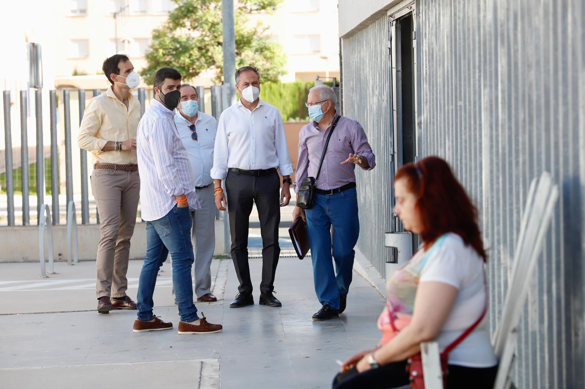 Jornada electoral de Ciudadanos visitando La Viñuela y ASAENEC