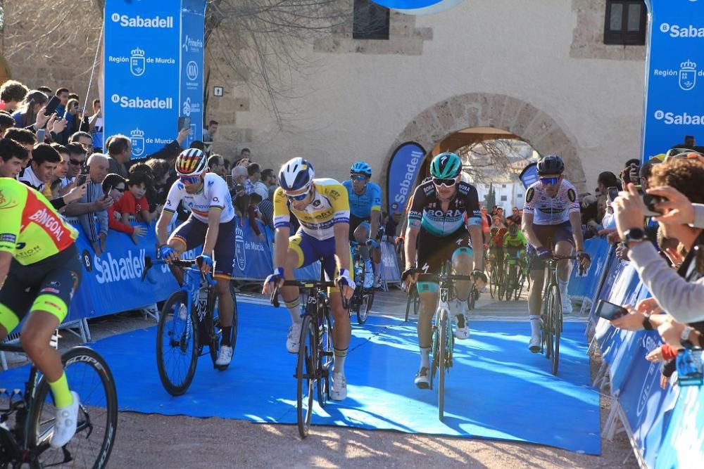 Primera etapa de la Vuelta Ciclista Murcia 2020: Llegada a Caravaca