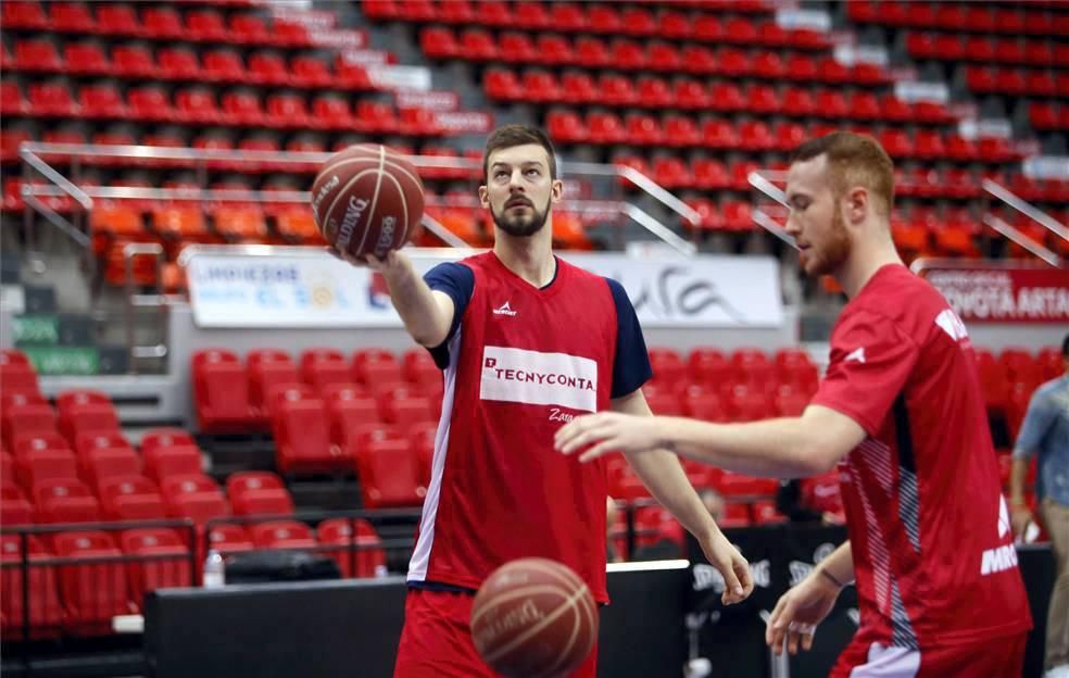 Entrenamiento del Tecnyconta Zaragoza