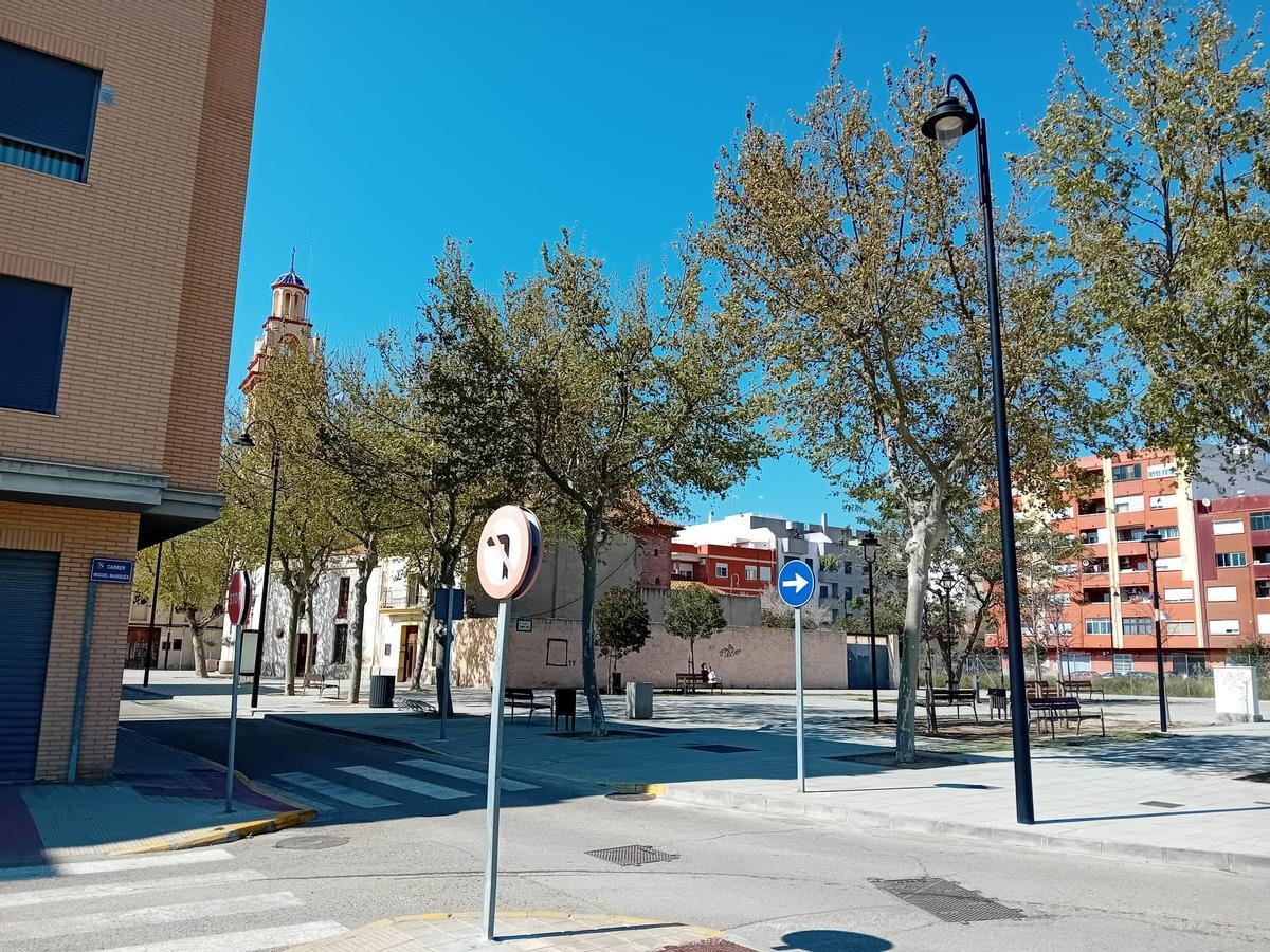 Calle de la Pobla de Farnals.