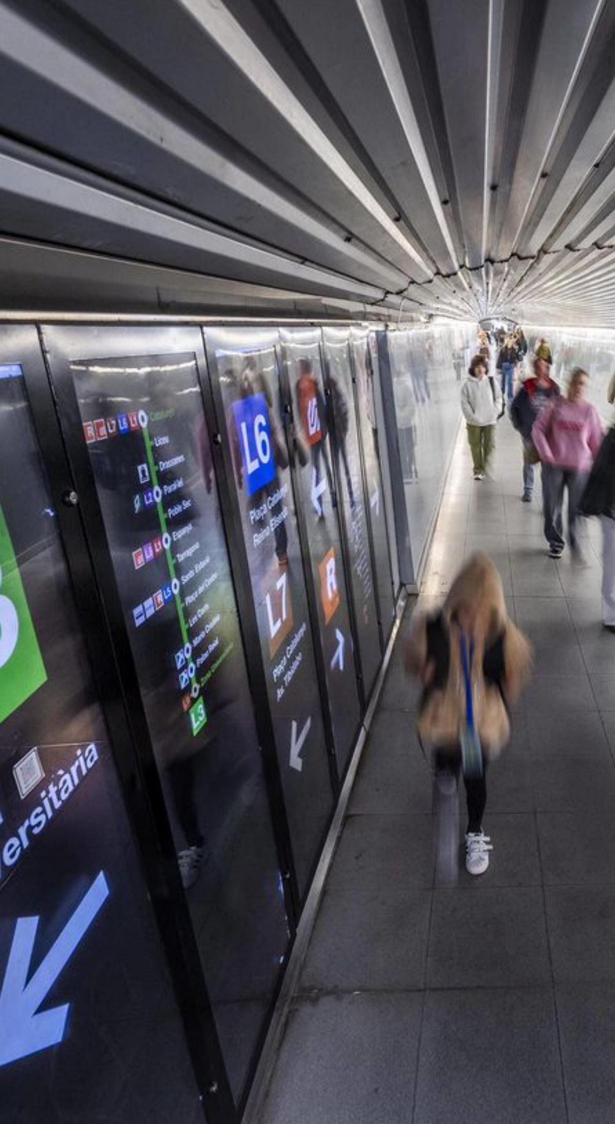 El transbord de Catalunya entre l’L1 i l’L3 es tancarà per retirar-ne l’asbest