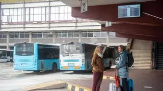 El transporte interurbano registra un nueva jornada de huelga, con amplio seguimiento