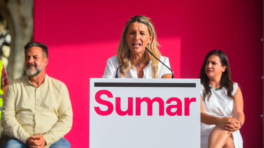 Yolanda Díaz anuncia su dimisión como líder de Sumar tras el varapalo de las europeas : &quot;Es mi responsabilidad&quot;