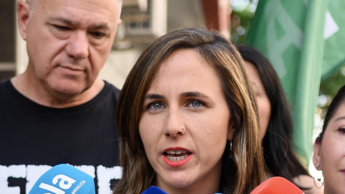 La secretaria general de Podemos, Ione Belarra.