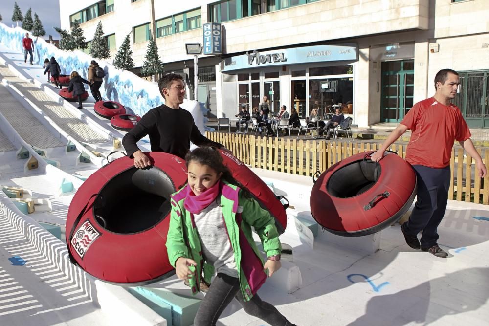 Ambiente navideño en Gijón