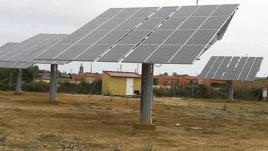 La estación fotovoltaica de Santa Cristina de la Polvorosa.
