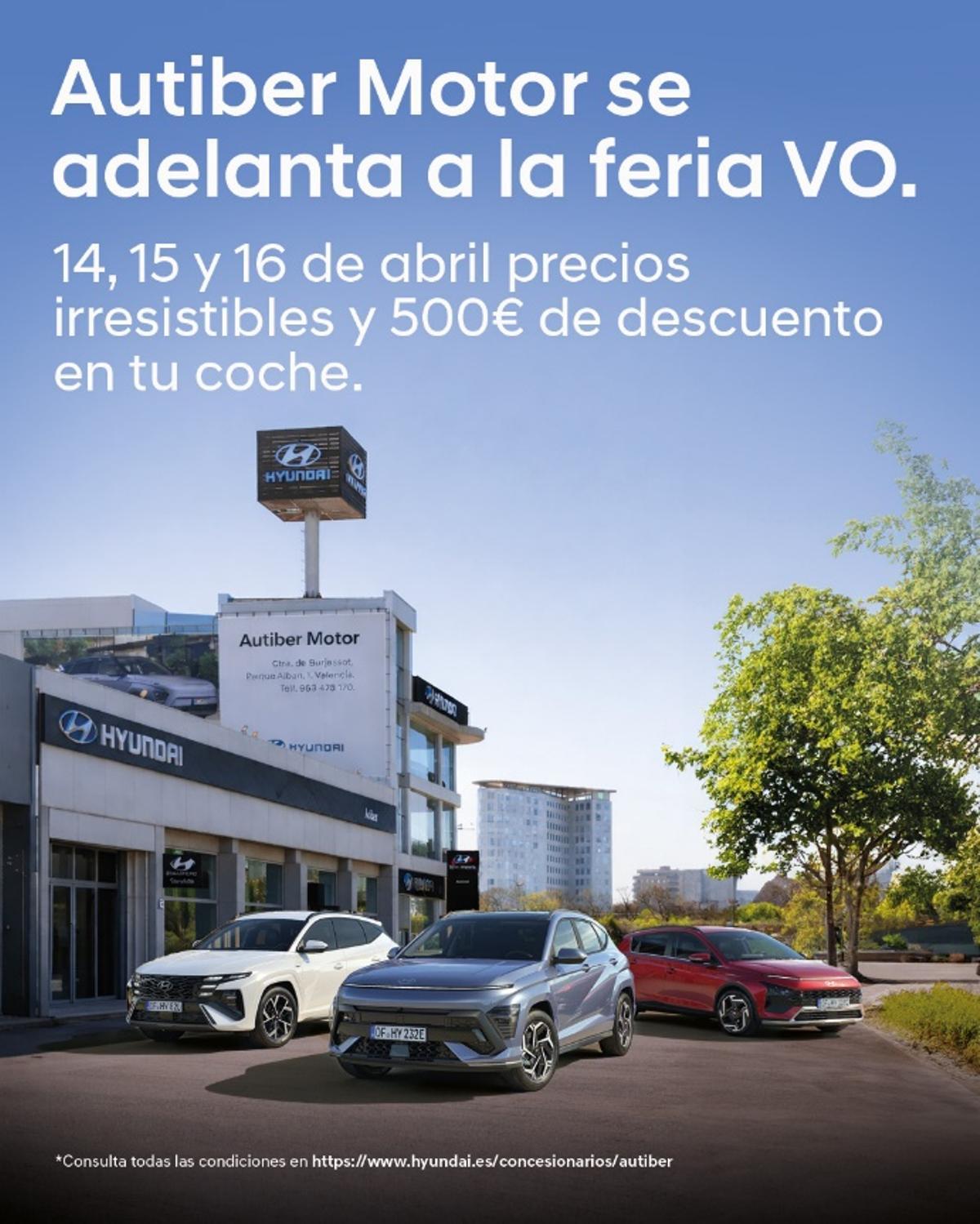 Oferta de Autiber Motor para el mes de abril.