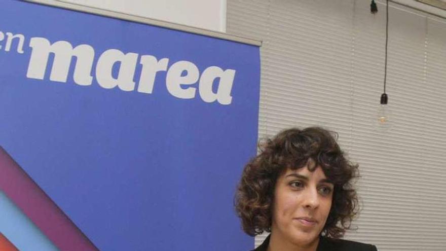 La portavoz de En Marea en el Congreso, Alexandra Fernández.