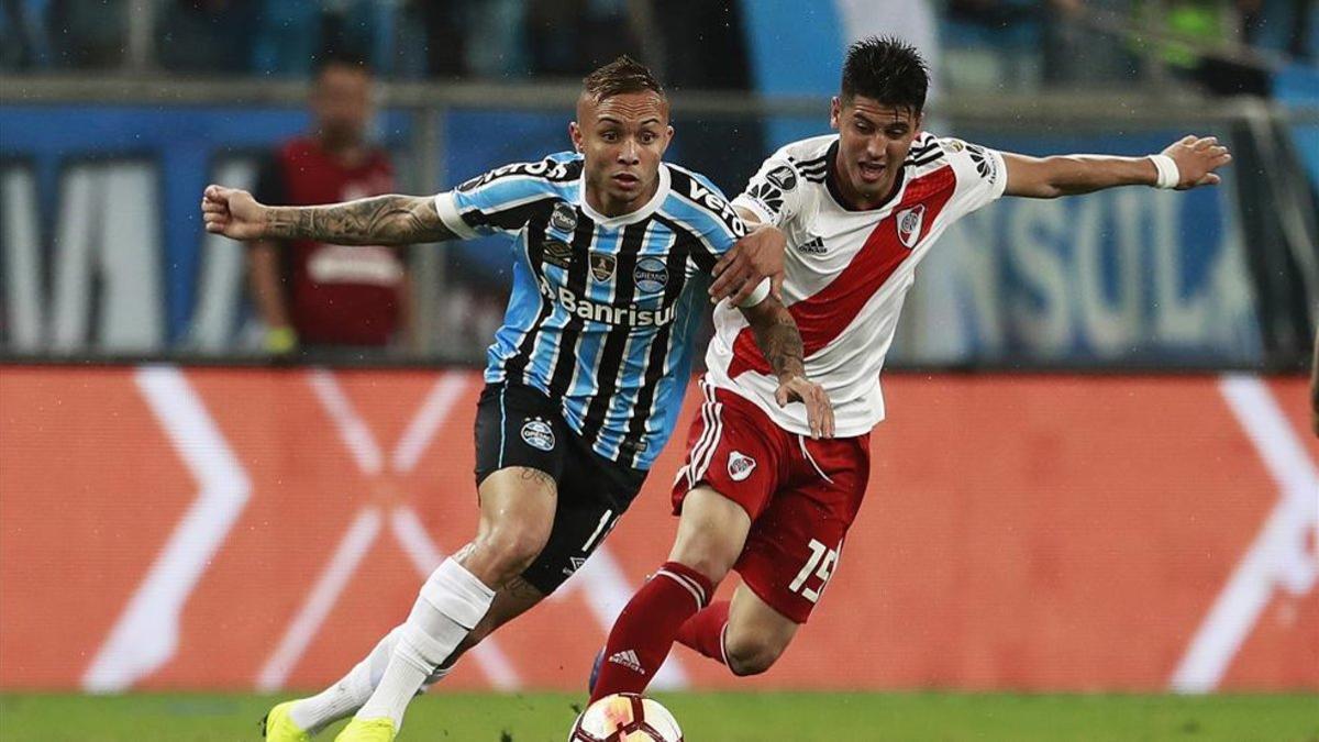 Palacios en la semifinal de la Libertadores