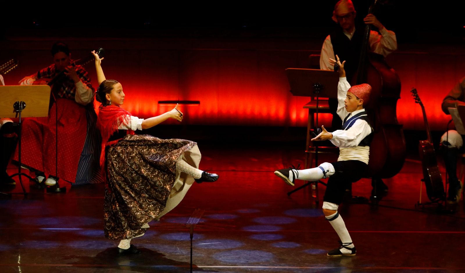 Los infantiles de la Jota Aragonesa deslumbran al Auditorio