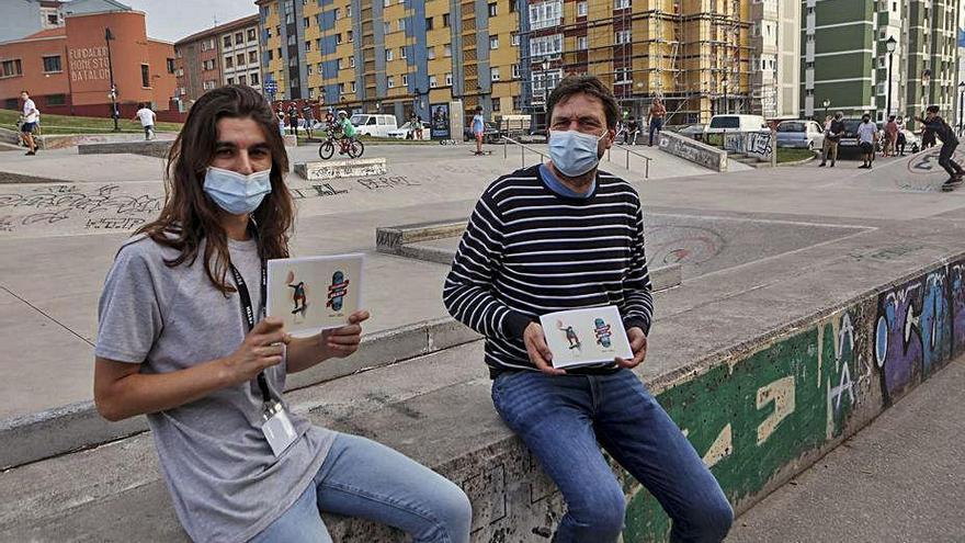 Libro en asturiano sobre el skate