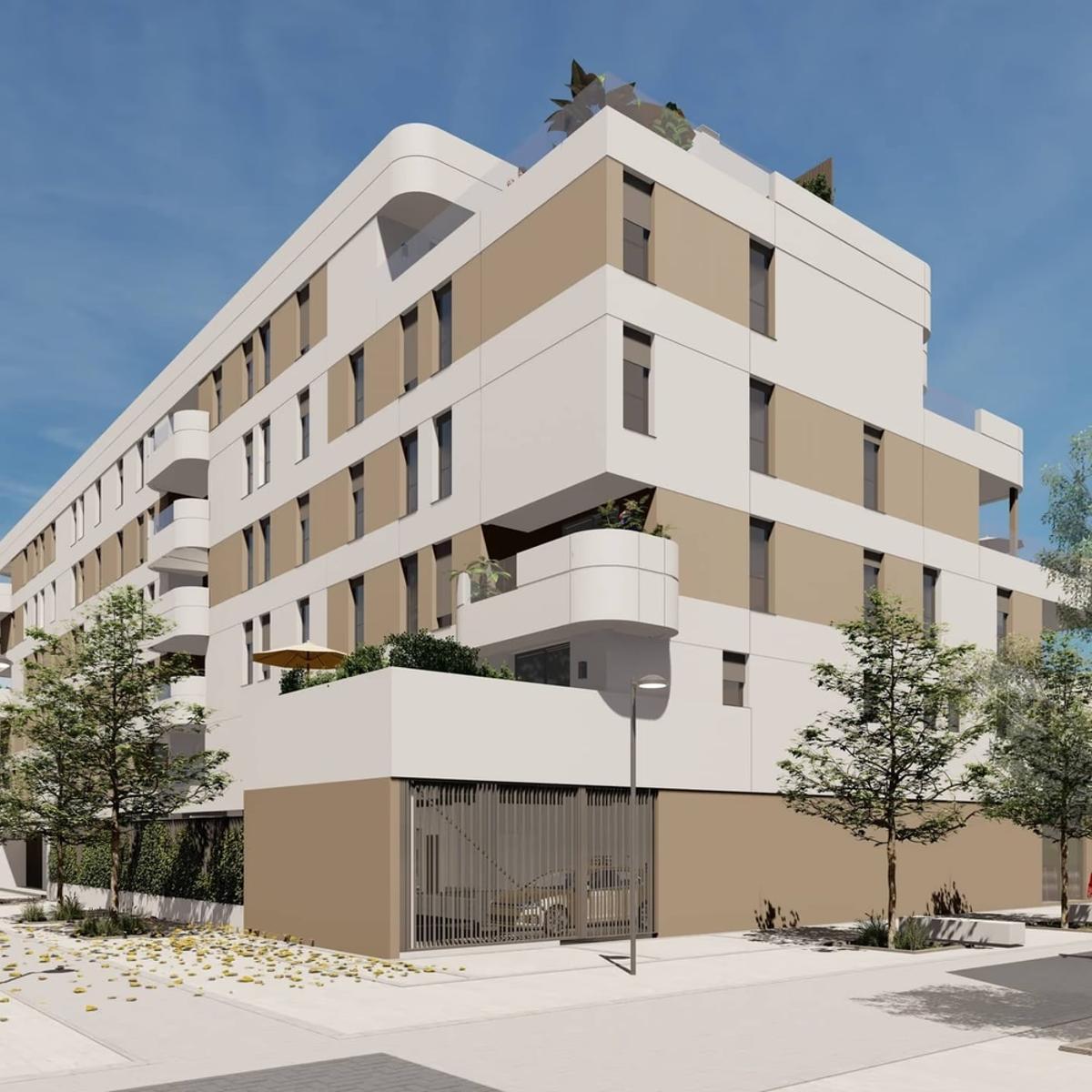 El Residencial Moncayo, una nueva promoción de viviendas de Palmas Altas, en imágenes