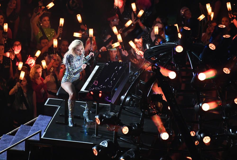 La actuación de Lady Gaga en la Super Bowl