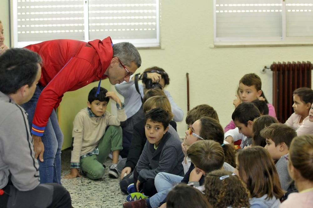 Charla del deportista olímpico, Alberto Suárez, en el colegio El Parque