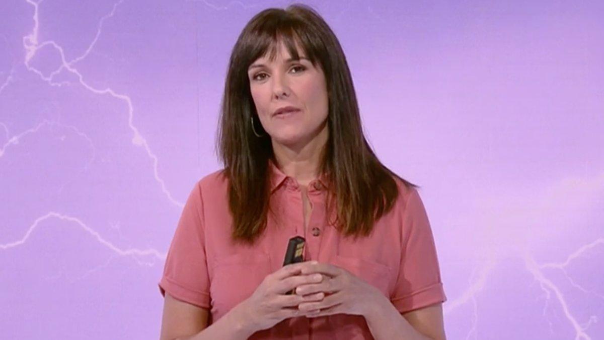 Mónica López, presentadora de 'El tiempo' de La 1 de TVE