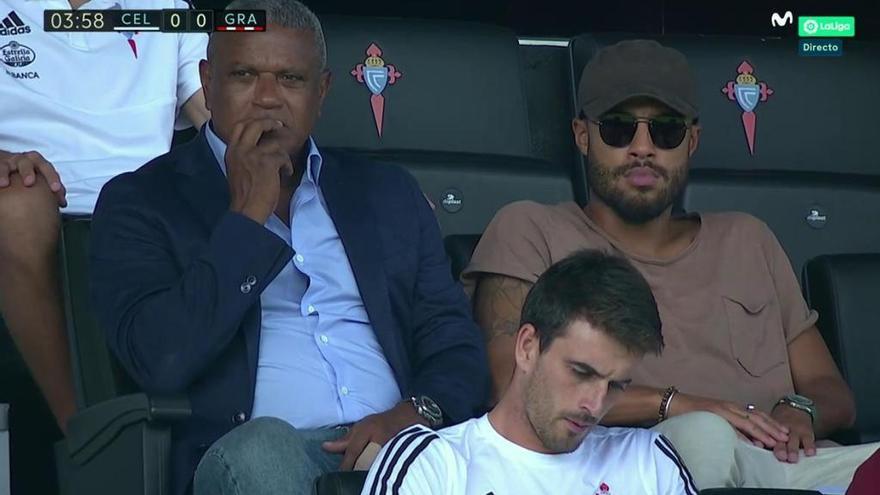 Rafinha y Mazinho en el palco. // Movistar