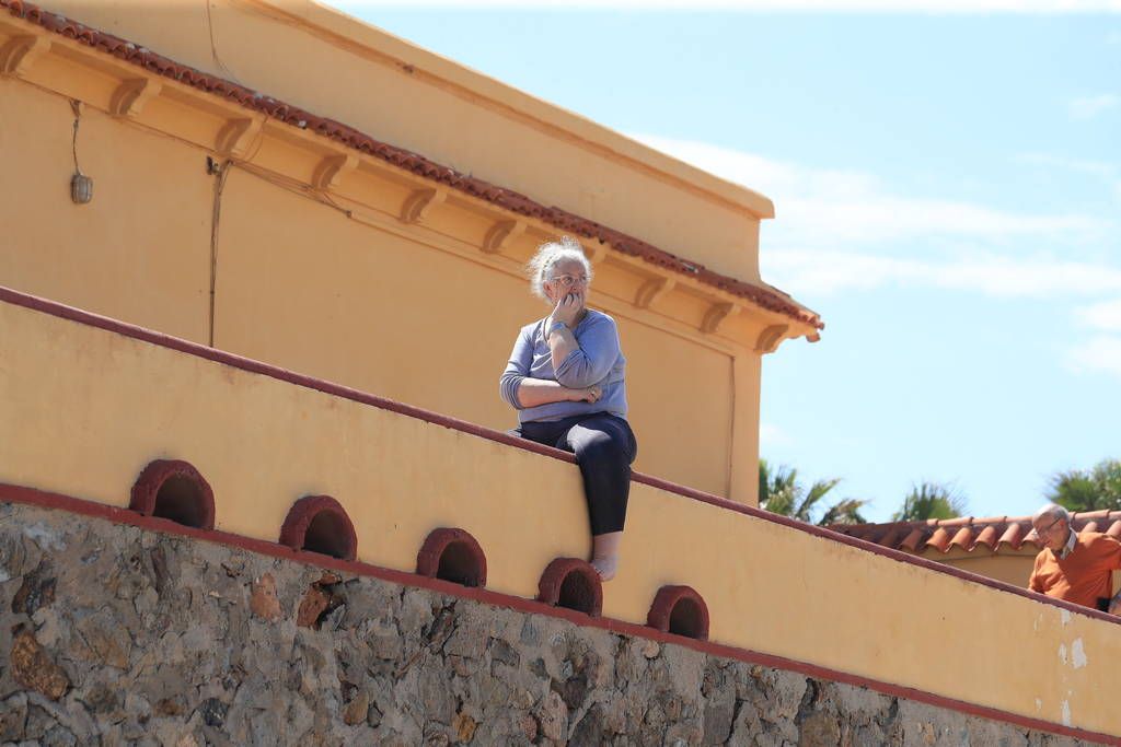 Así estaban hoy Cabo de Palos y La Manga