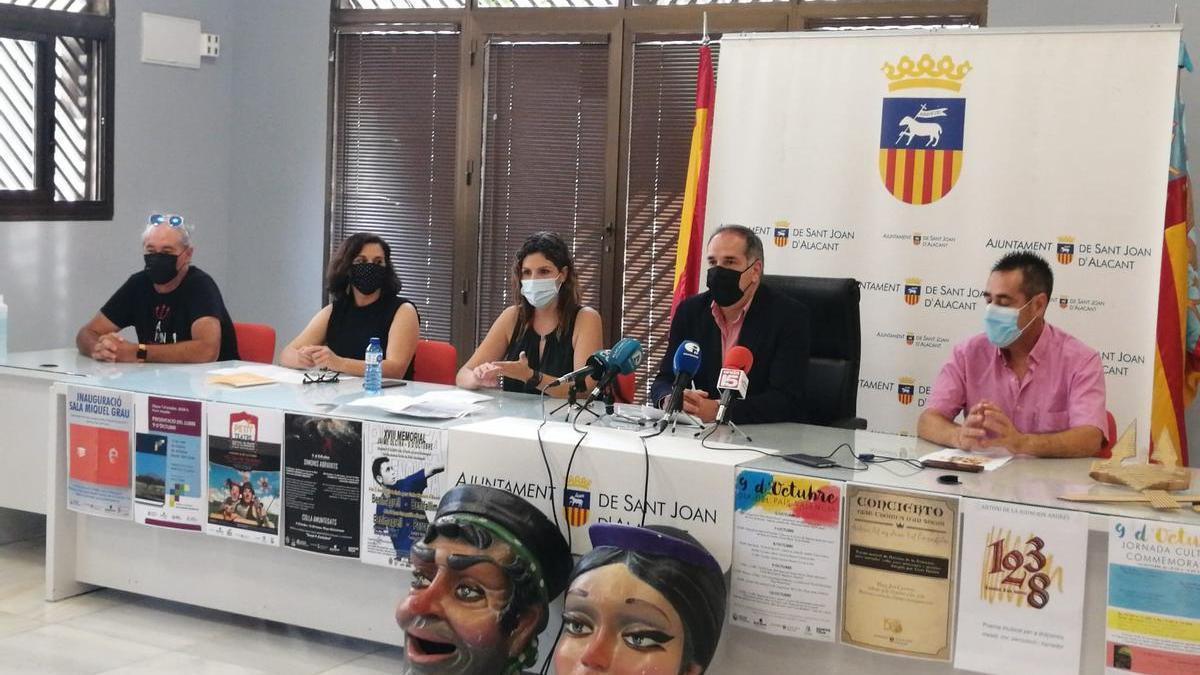 Rueda de prensa celebrada el 1 de octubre en la que se dio a conocer la programación de actos.