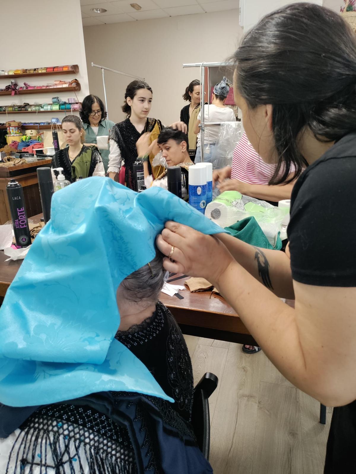 El ritual del traje de aldeana