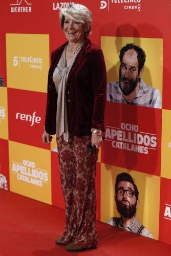 El estreno de 'Ocho Apellios Catalanes' congregó a numerosos rostros de la política y el cine, además del elenco de la película