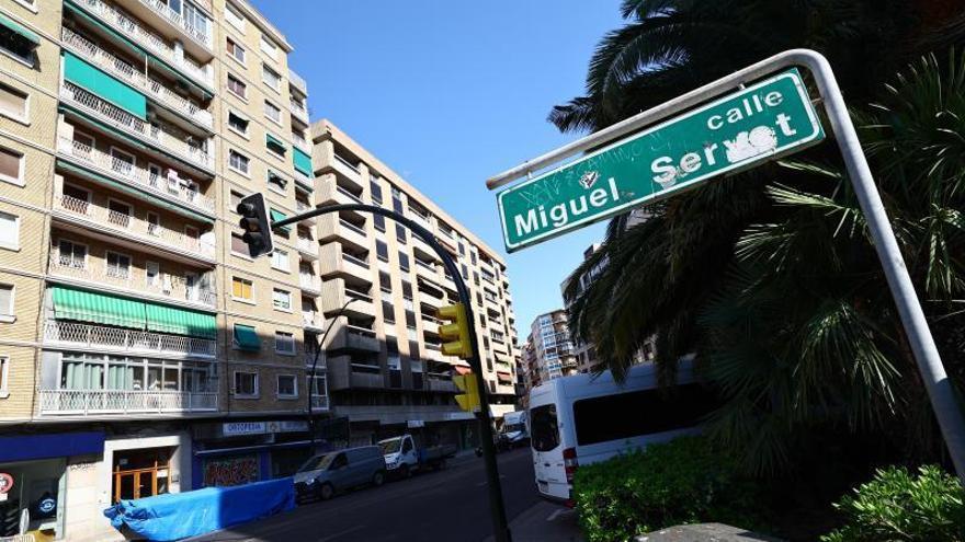 Así es la calle Miguel Servet de Zaragoza.