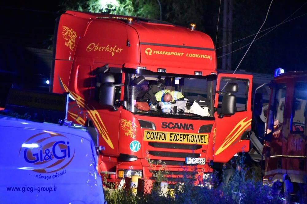 Accidente de tren en Italia