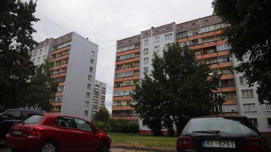Bloques de apartamentos en un barrio obrero de Riga habitado mayoritariamente por rusos étnicos.