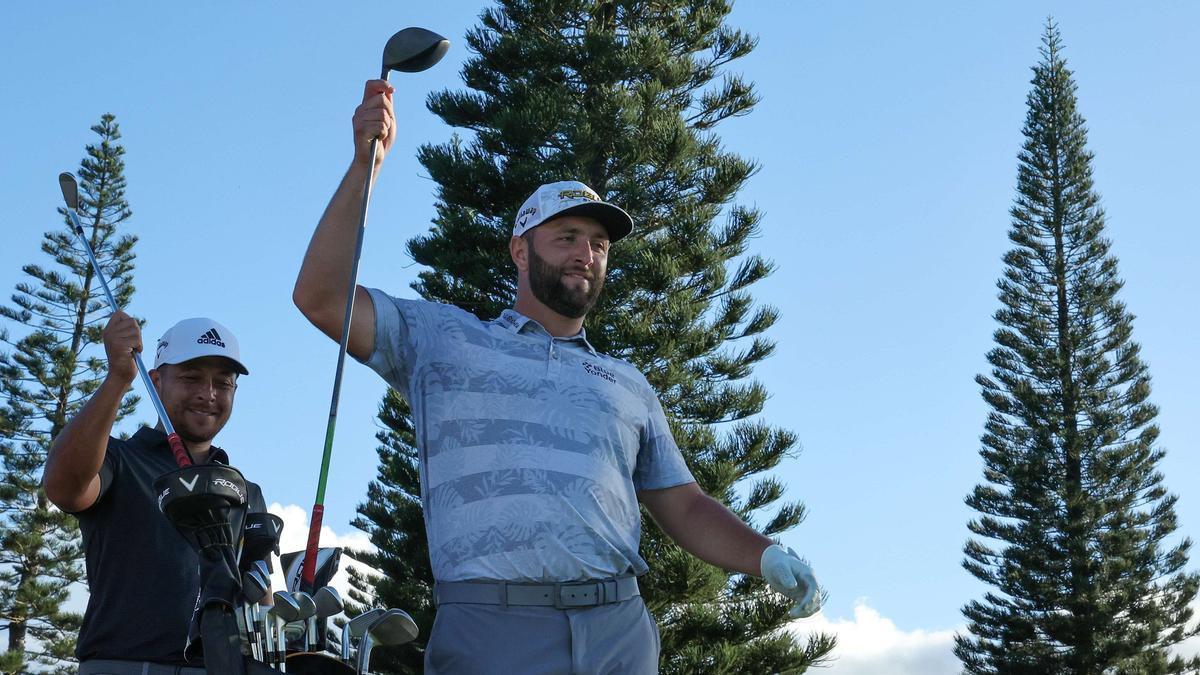 Rahm disputó la primera jornada junto al estadounidense Xander Schauffele