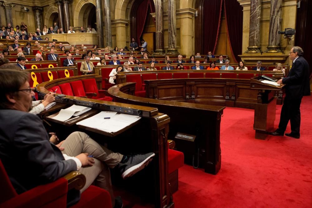 Ple d'investidura de Quim Torra