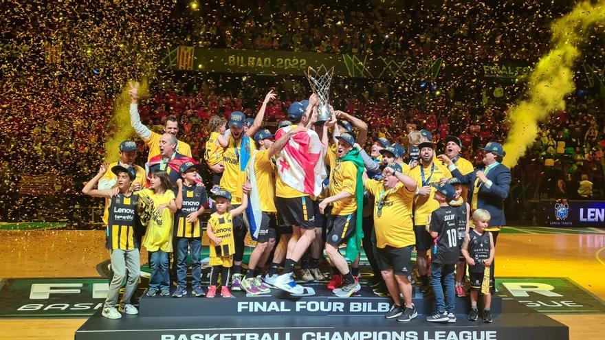 Lenovo Tenerife es campeón de la BCL: Así empezó la celebración