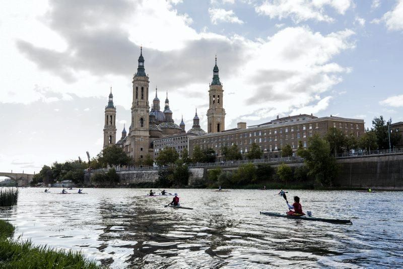 Criterium de piragüismo en el Pilar