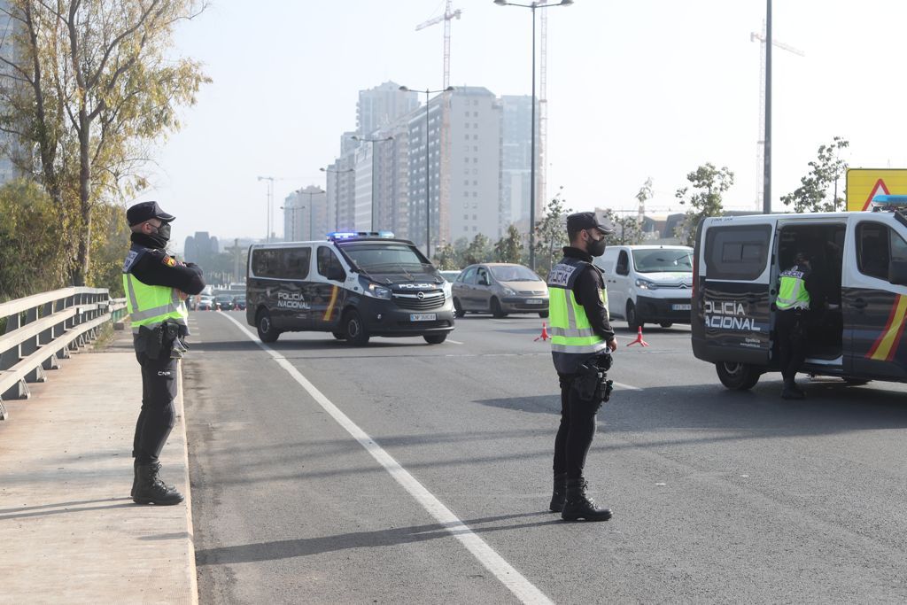 Controles en el cuarto cierre perimetral de la ciudad de València