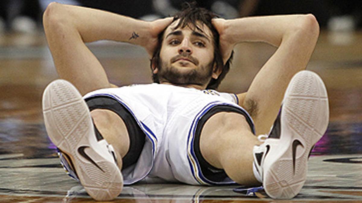 Ricky Rubio, en un partido en febrero