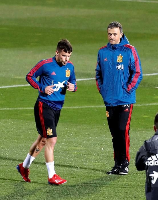 Entrenamiento selección española