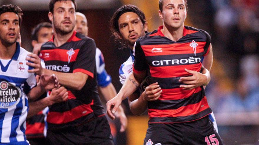 Imagen del partido disputado en Riazor en 2013.//13fotos