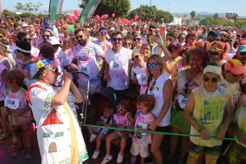 Búscate en la primera Unicaja Color Road de Málaga