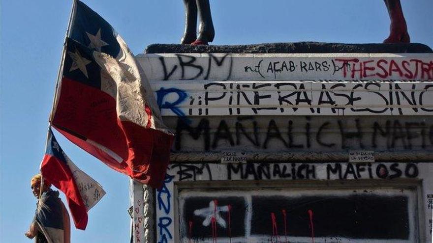 Santiago de Chile, lienzo de la indignación