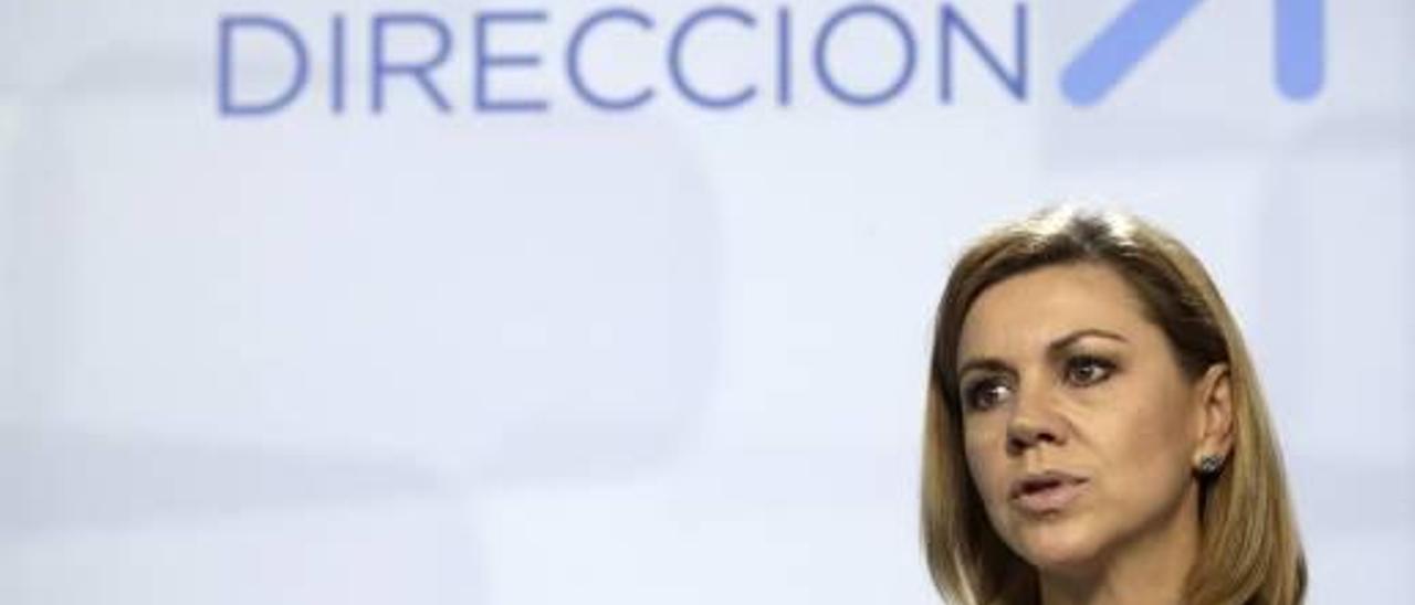 Cospedal descarta expulsar a Castedo del PP y reitera que no será candidata