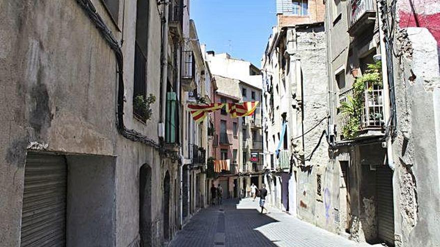 Carrer de Sant Bartomeu, al barri de les Escodines de Manresa