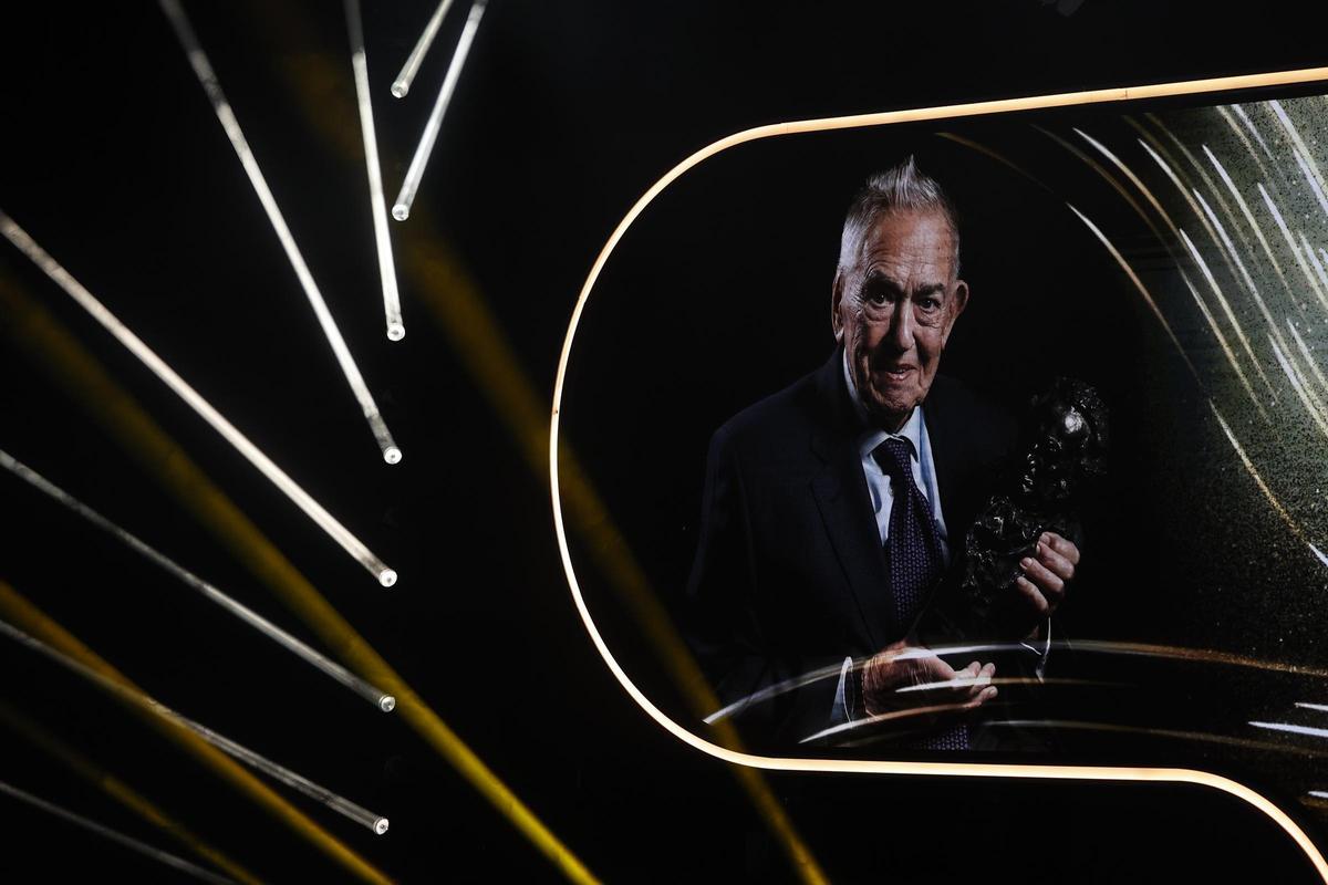 Imagen del director de fotografía Juan Mariné que ha recibido el Goya de Honor.