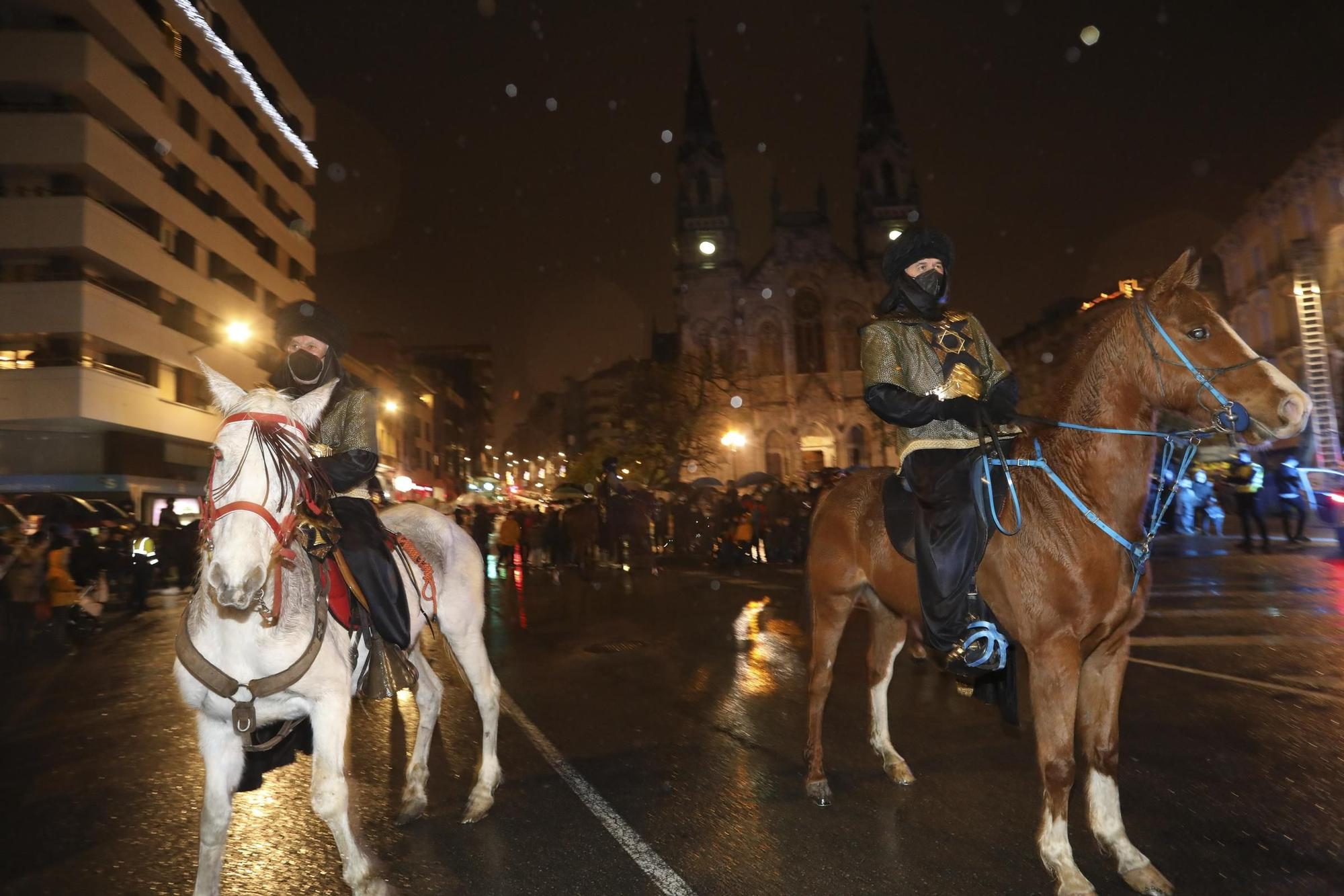 Cabalgata de Reyes Magos en Avilés