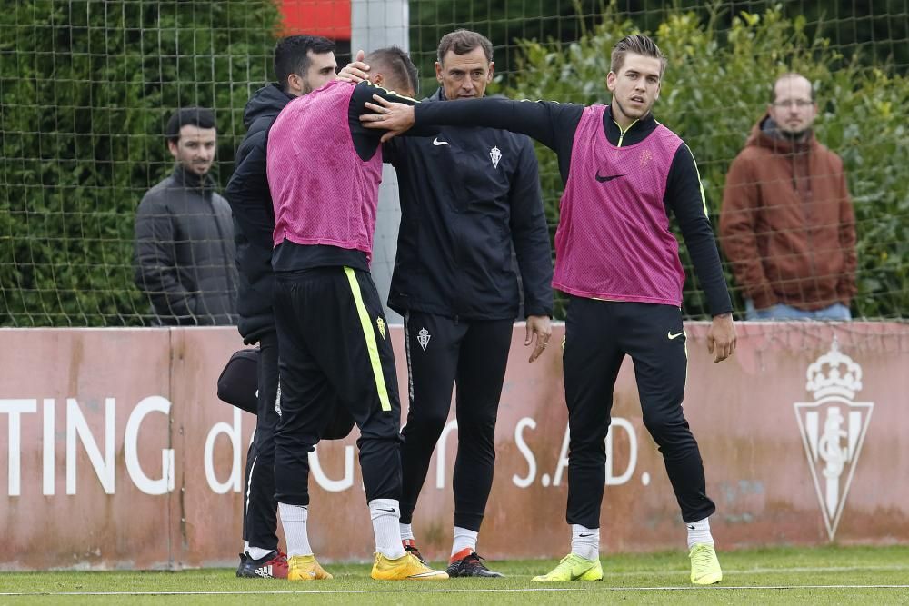 Entrenamiento del Sporting