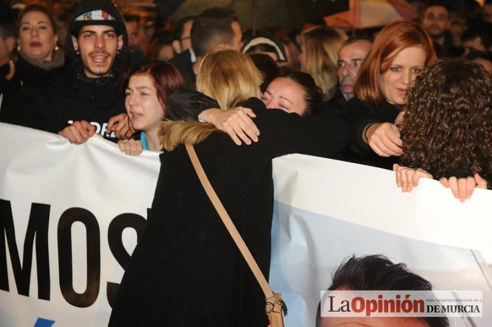 Protesta por la agresión a Andrés Martínez