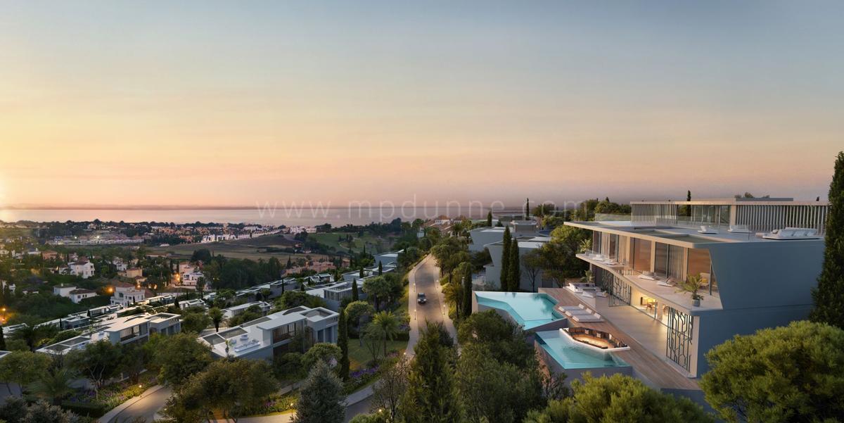 Todas las imágenes nueva villa de lujo que una promotora de Dubai está construyendo en Málaga