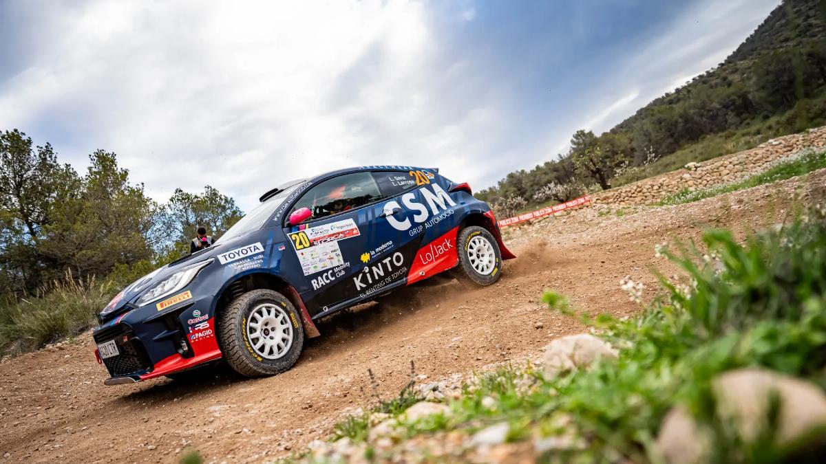 Laia Sanz, en acción con el Toyota